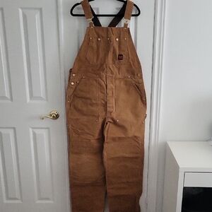 TOUGH DUCK Camel Brown Vintage Work Overalls